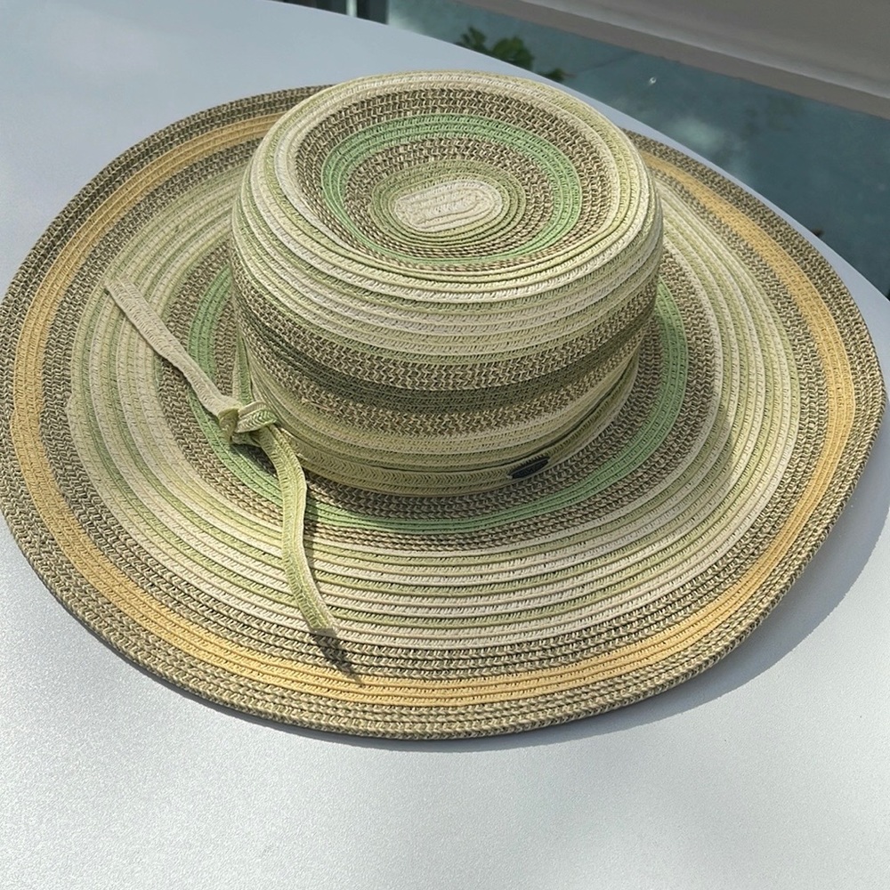 Scala Wide Rim Paper Hat - Picture 8 of 14